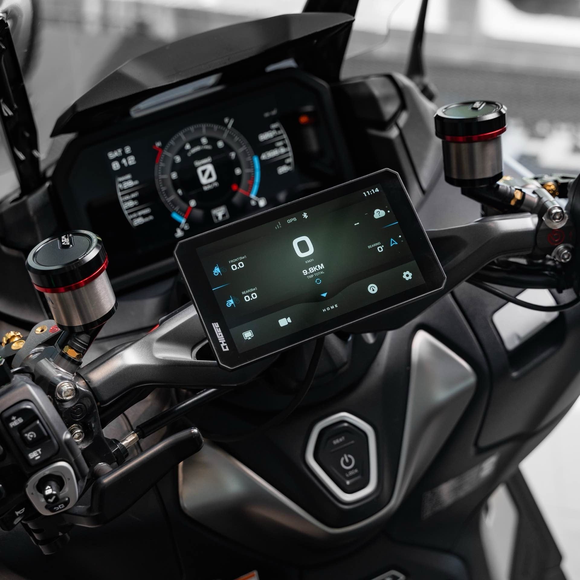 ชุดยึดเฉพาะสำหรับ Yamaha TMAX560 สำหรับ Chigee Display
