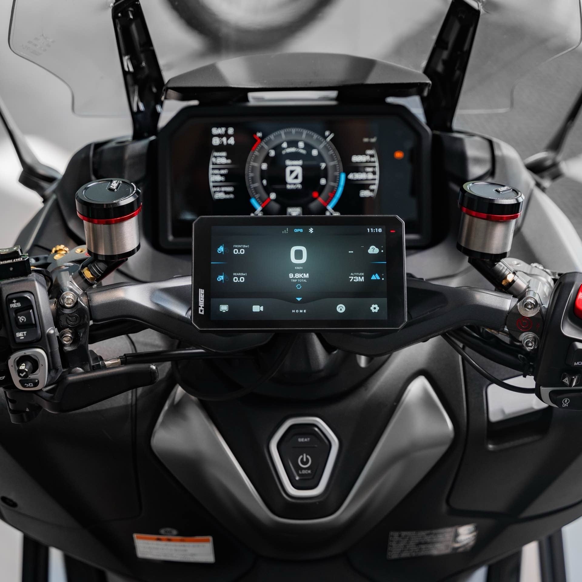ชุดยึดเฉพาะสำหรับ Yamaha TMAX560 สำหรับ Chigee Display